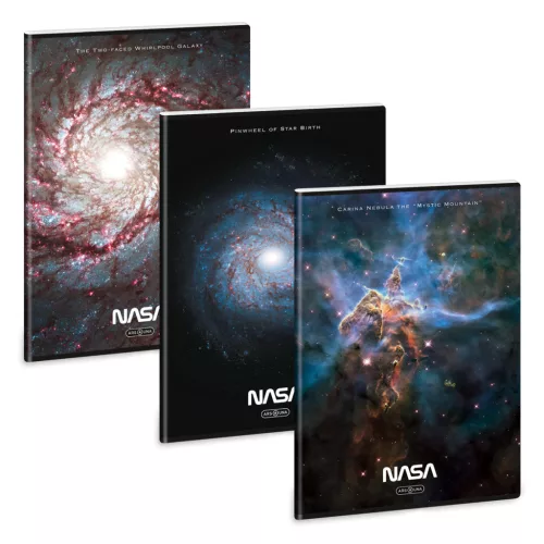 NASA A/4 extra kapcsos füzet-vonalas