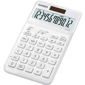   Számológép, asztali, 12 számjegy, CASIO "JW 200SC", fehér