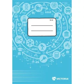   Füzet, tűzött, A5, vonalas, 32 lap, 2. osztály, VICTORIA PAPER Circle "16-32"