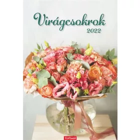 Naptár, fali, TOPTIMER "Virágcsokrok"