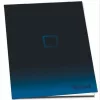Füzet, tűzött, A4, kockás, 52 lap, PULSE "Dark Colours"