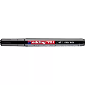 Lakkmarker, 1-2 mm, EDDING "791", fekete