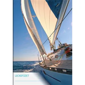   Füzet, tűzött, A5, lecke, 32 lap, ICO "Süni", vitorlás