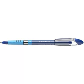   Golyóstoll, 0,7 mm, kupakos, SCHNEIDER "Slider Basic XB", kék