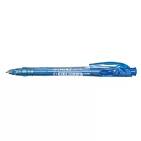   Golyóstoll, 0,38 mm, nyomógombos, STABILO "Liner 308", kék
