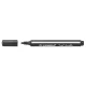 Filctoll, 1,5-2 mm, rugós hegy, STABILO "Trio Scribbi", fekete