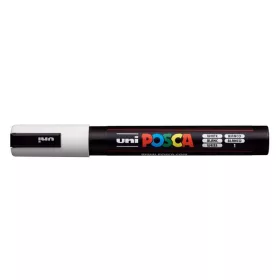 Dekormarker, 1,8-2,5 mm, UNI "Posca PC-5M", fehér