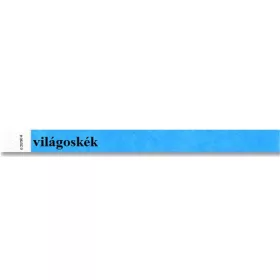 Karszalag, 3/4", tyvek, világos kék