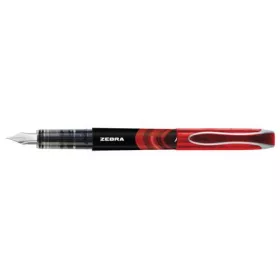 Töltőtoll, 0,6 mm, ZEBRA "Fountain pen", piros