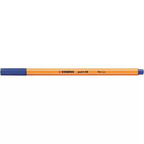 Rostirón, tűfilc 0,4mm, STABILO Point 88 kék