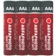 Elem, AAA, 4 db, féltartós (szén-cink), zsugor, AGFAPHOTO "Heavy Duty"