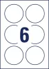 Etikett, univerzális, 80 mm, kör, AVERY ZWECKFORM, 60 etikett/csomag
