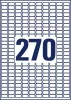 Etikett, univerzális, eltávolítható, 17,8x10 mm, AVERY ZWECKFORM, 8100 etikett/csomag