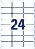 Etikett, univerzális, 63,5x33,9 mm, extra erős, polietilén, AVERY ZWECKFORM, 240 etikett/csomag
