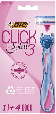 Női borotva BIC "SOLEIL CLICK3" 4 db betéttel