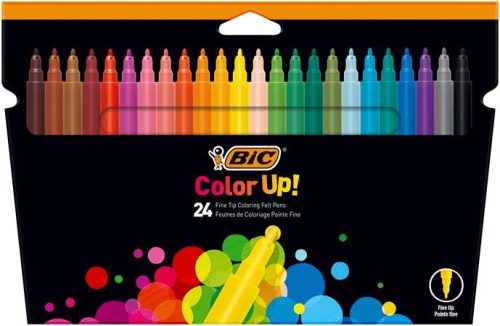 Filctoll készlet, BIC "Intensity Up", 24 különböző szín