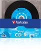 CD-R lemez, bakelit lemez-szerű felület, AZO, 700MB, 52x, 10 db, vékony tok, VERBATIM "Vinyl"