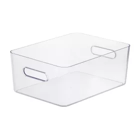   Műanyag tárolódoboz, 15,4 liter, SMARTSTORE "Compact Clear L", átlátszó