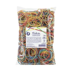   Postázógumi, 60X2 mm, VICTORIA FACILITY, 1 kg, vegyes színű