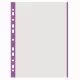 Genotherm, lefűzhető, színes szélű, A4, 40 mikron, narancsos felület, DONAU, lila