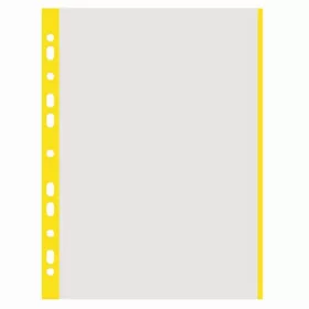   Genotherm, lefűzhető, színes szélű, A4, 40 mikron, narancsos felület, DONAU, sárga