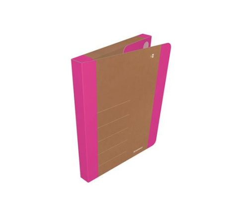 Füzetbox, 30 mm, karton, A4, DONAU "Life", neon rózsaszín