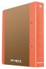 Gyűrűs könyv, 2 gyűrű, D alakú, 50 mm, A4, karton, DONAU "Life", neon narancssárga