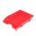 Irattálca, műanyag, törhetetlen, DONAU "Solid", piros