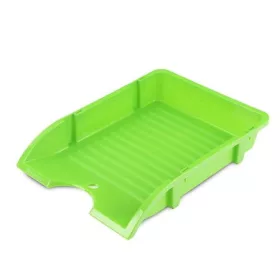   Irattálca, műanyag, törhetetlen, DONAU "Solid", világoszöld