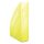 Iratpapucs, műanyag, 70 mm, DONAU, áttetsző sárga