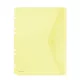 Irattartó tasak, A4, PP, patentos, lefűzhető, DONAU, sárga