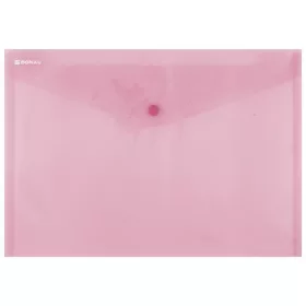 Irattartó tasak, A4, PP, patentos, DONAU, piros
