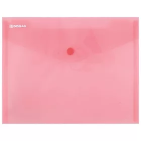 Irattartó tasak, A5, PP, patentos, DONAU, piros