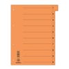 Regiszter, karton, A4, mikroperforált, DONAU, narancssárga