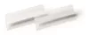 Logisztikai zseb, 100x38 mm, fekvő, DURABLE "HARD COVER", öntapadó csíkkal, átlátszó
