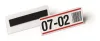 Logisztikai zseb, 100x38 mm, fekvő, DURABLE, mágneses, átlátszó