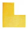 Padlójelölő matrica, 100 mm, DURABLE "L", sárga