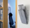 Prospektustartó, fali, álló, A4, DURABLE "FLEXIPLUS 2", áttetsző