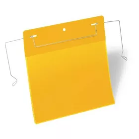 Logisztikai zseb, A5, fekvő, DURABLE, dróttal, sárga