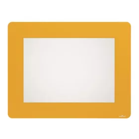 Padlójelölő ablak, sárga, A4, eltávolítható, DURABLE