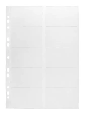 Névjegytartó betét, 10 db-os, DURABLE