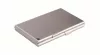 Névjegykártyatartó tárca, fém, 20 db-os, DURABLE "CARD BOX DUO", ezüst