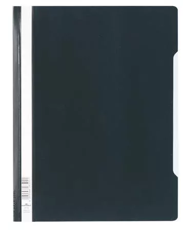 Gyorsfűző, PP, A4+, DURABLE, fekete