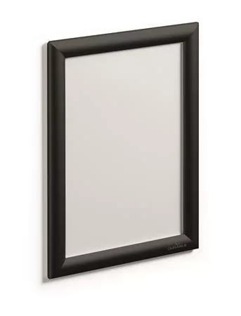 Posztertábla, fali, A4, alumínium keret, DURABLE, fekete
