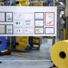 Infokeret, A4, mágneses, DURABLE "DURAFRAME® MAGNETIC", sötétkék