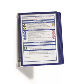   Bemutatótábla tartó, fali, 5 db bemutatótáblával, DURABLE "VARIO® WALL 5", sötétkék