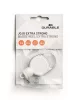 Azonosítókártya-tartó, kihúzható, patentos, DURABLE "Extra strong", fehér