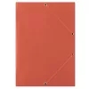 Gumis mappa, karton, A4, DONAU "Standard", piros