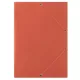 Gumis mappa, karton, A4, DONAU "Standard", piros