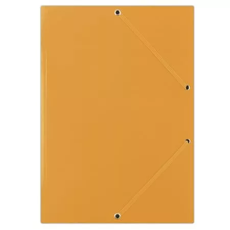 Gumis mappa, karton, A4, DONAU "Standard", narancssárga